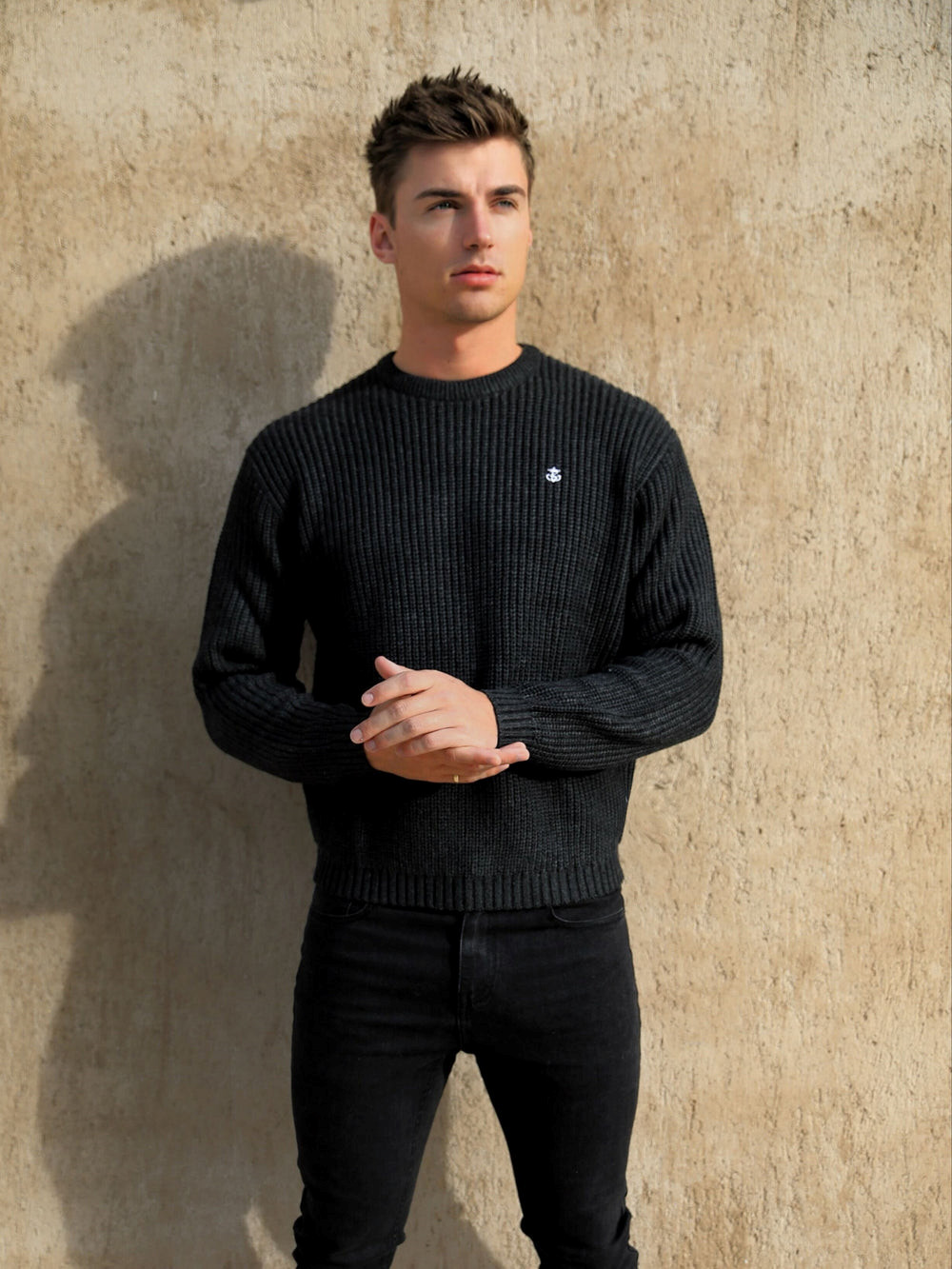 Blakely Stanton Knit Jumper Charcoal | 083914-CMY