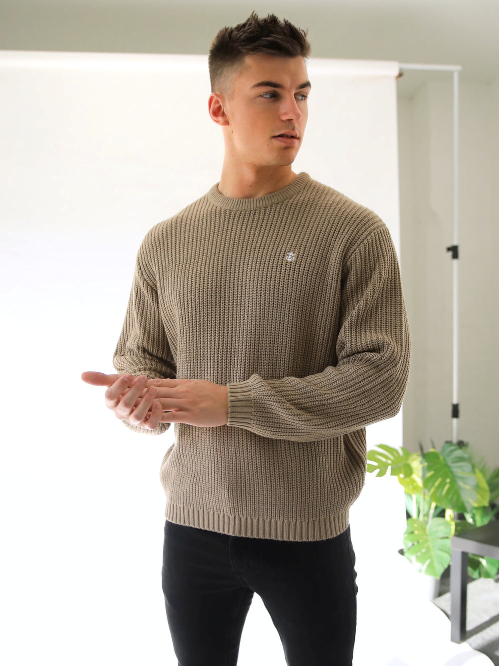 Blakely Stanton Knit Jumper Ciemny | 256147-XOY