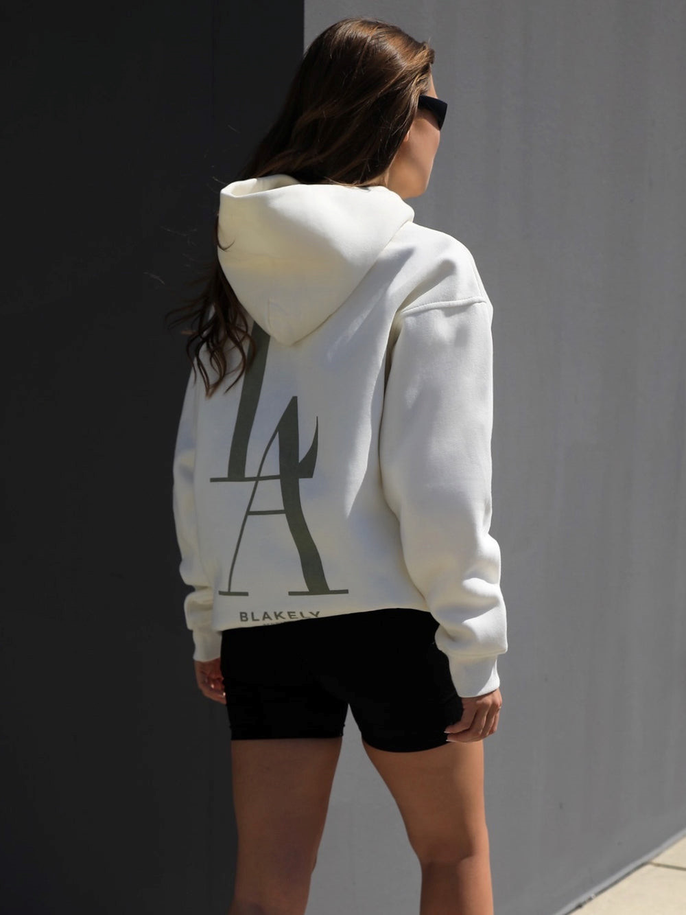 Blakely Studio Relaxed Hoodie Ivory | 063152-XSB