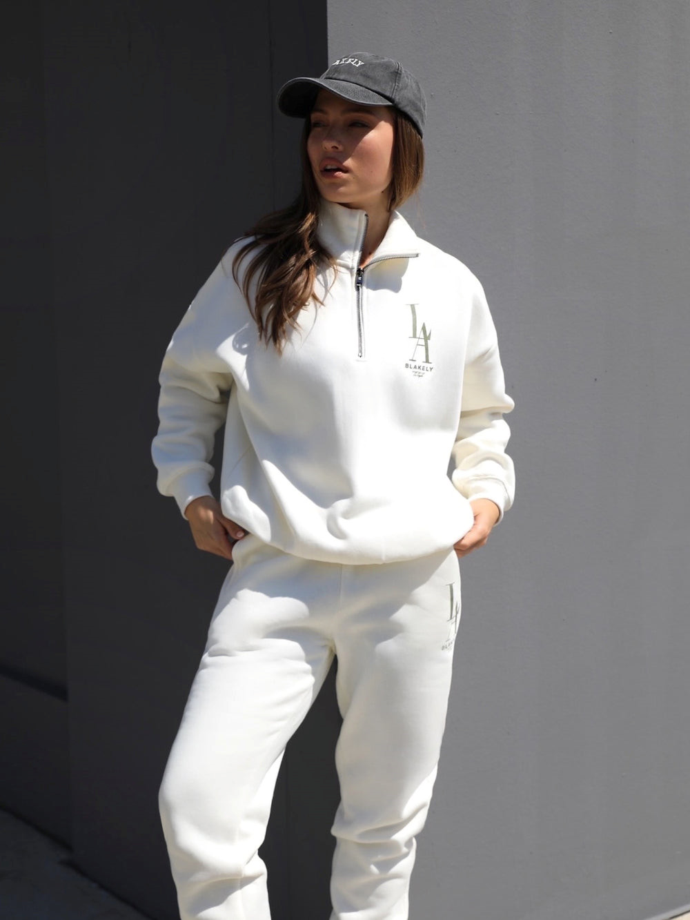 Blakely Studio Sweatpants Ivory | 702513-OBL