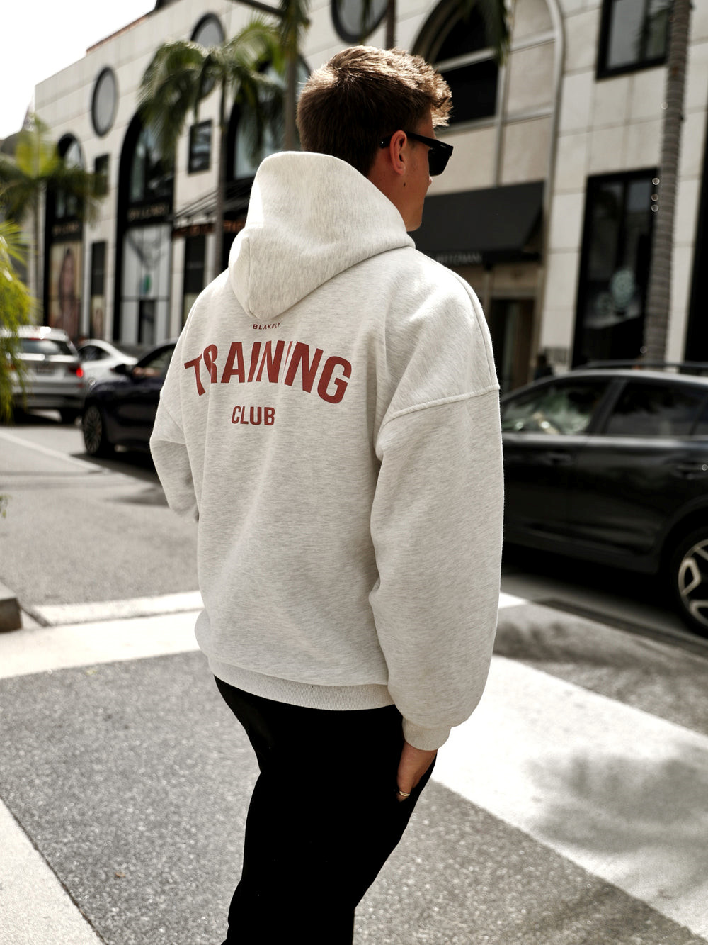 Blakely Training Club Hoodie Białe | 064817-SEA