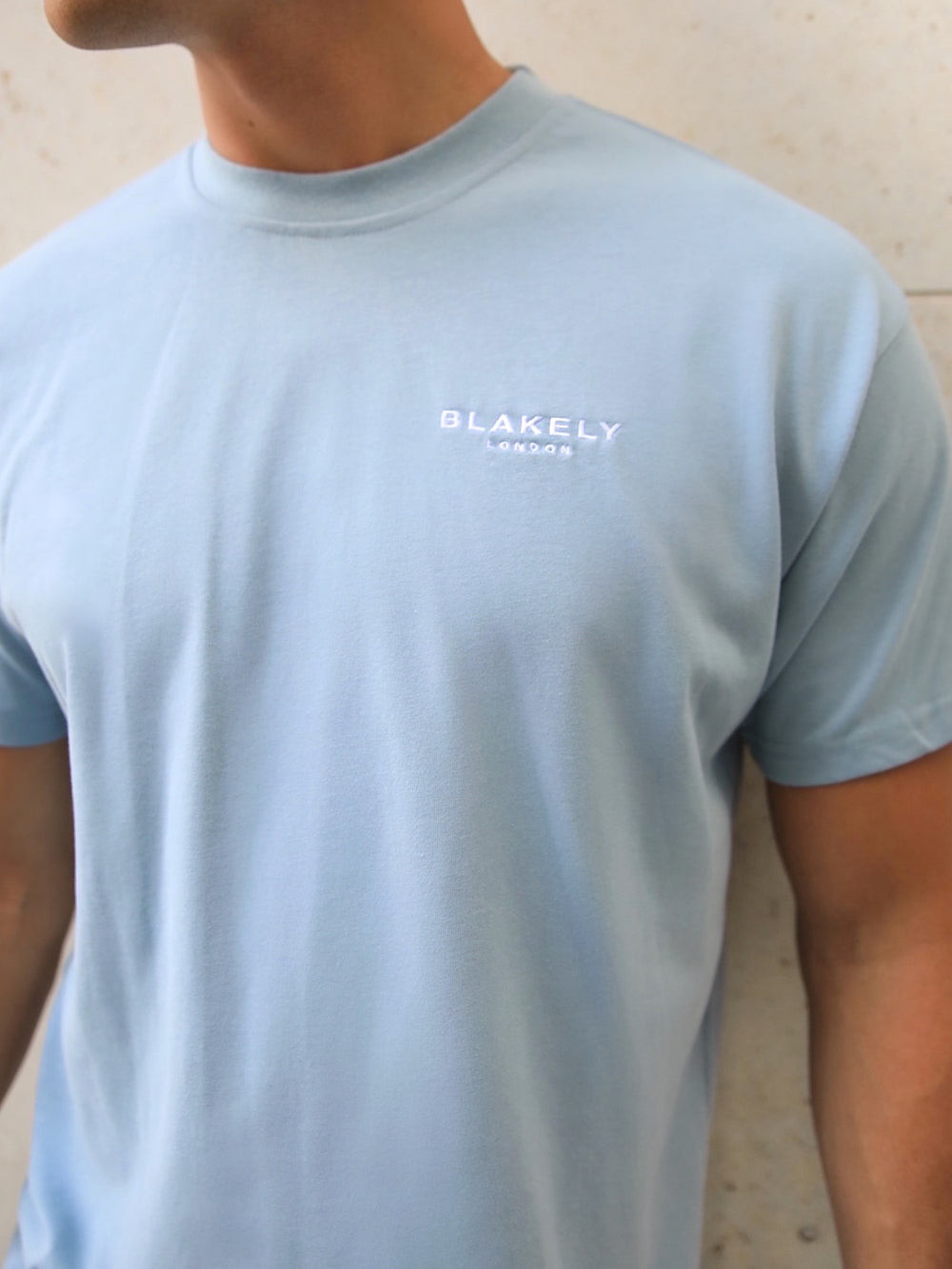 Blakely Universal Relaxed T-Shirt Niebieskie | 517089-VWH