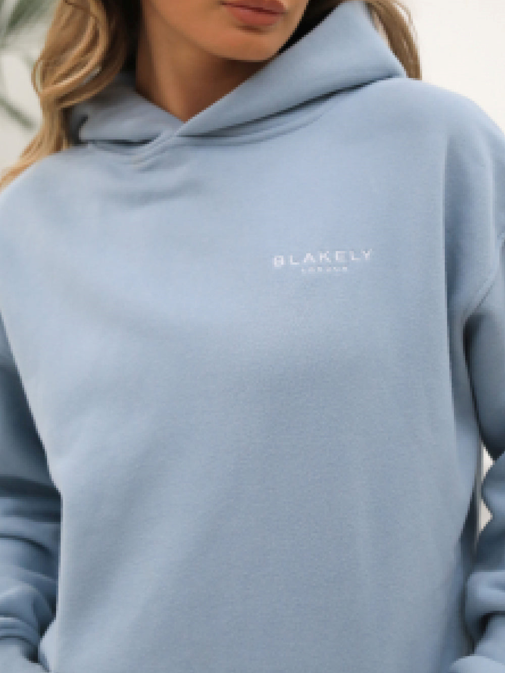 Blakely Universal Women's Relaxed Hoodie Niebieskie | 604791-OSU