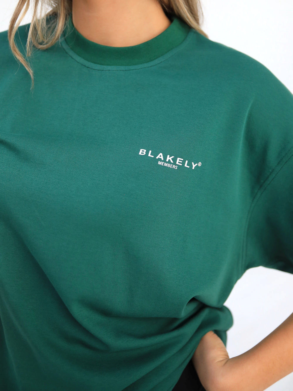 Blakely Womens Members Relaxed T-Shirt Jasny Zielone | 521867-ZSI