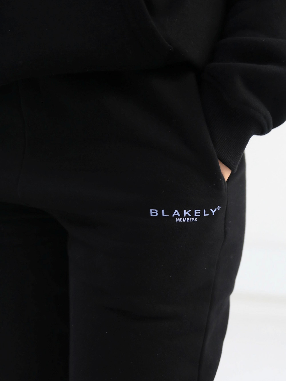 Blakely Women's Members Sweatpants Czarne Niebieskie | 241895-GVZ